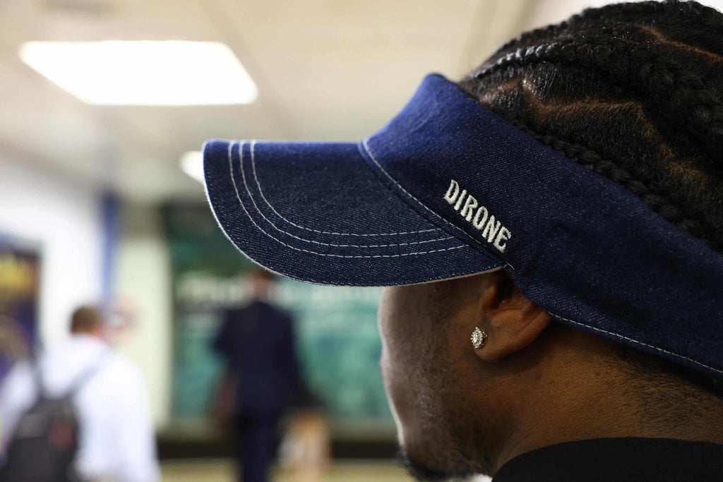 DIRONE Denim headwrap | EIZO DIRONE